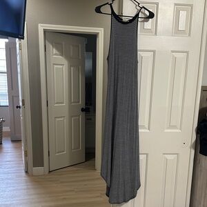 Rolla Coster Monochrome Striped Maxi Dress